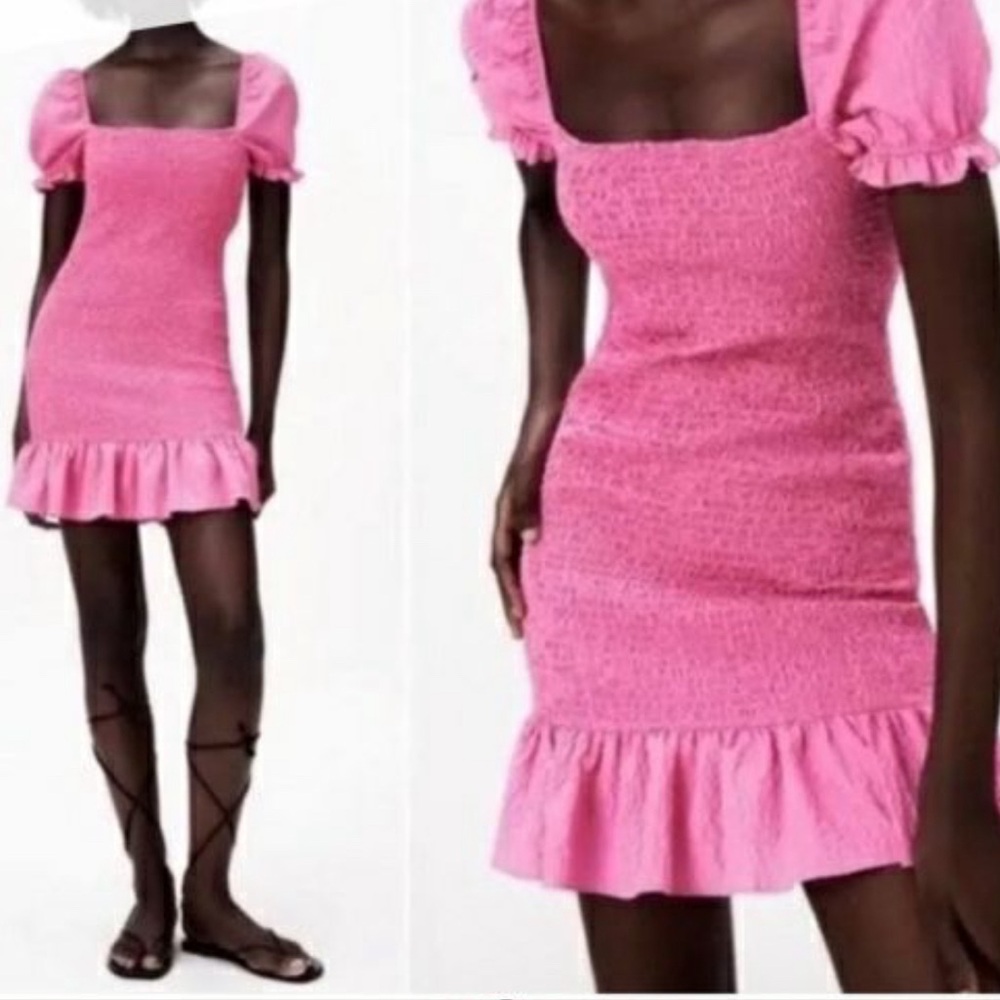 Pink Zara dress